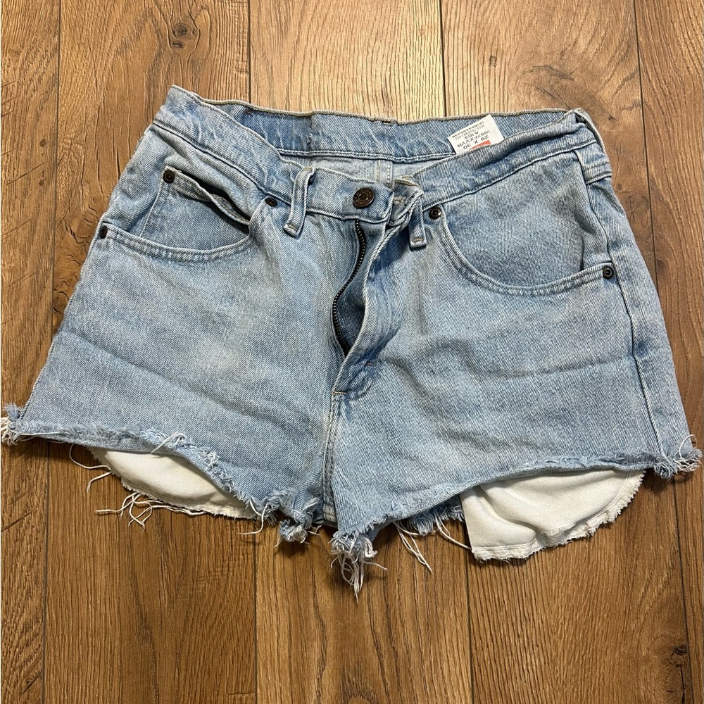 Wrangler Light Blue Jean Shorts